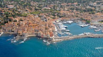 saint tropez vue aerienne